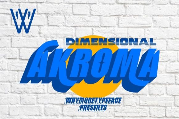 Akroma: The Retro-Athletic Display Font for Bold Brands