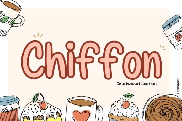 Chiffon: A Stylish Display Font for Happy Designs