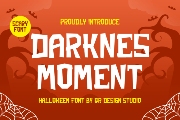 Darknes Moment: A Unique Display Font for Magical Designs