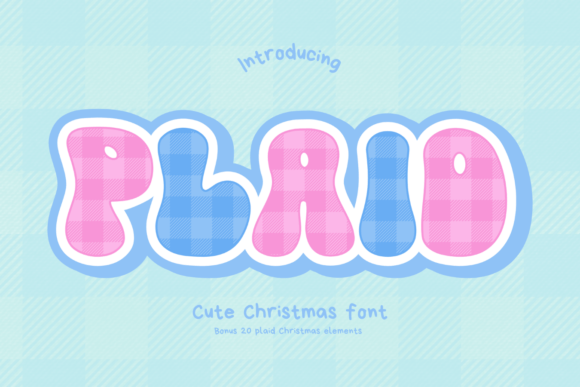 Evaluating Plaid: A Festive Christmas Font for Holiday Designs