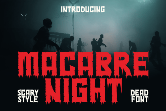 Macabre Night: Evaluating the Fit of a Spooky Display Font for Halloween Projects