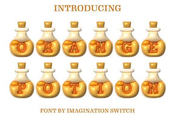 Orange Potion Inflated: Adding 3D Depth to Design