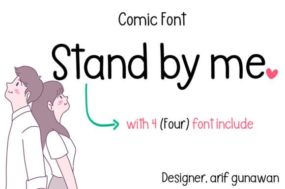 Stand by Me: A Modern Font for Creative Projects