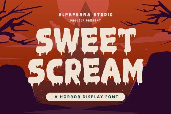 Sweet Scream: The Spooky Yet Friendly Display Font