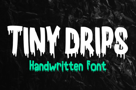 Tiny Drips: The Ultimate Ink Font for Street Art & Halloween