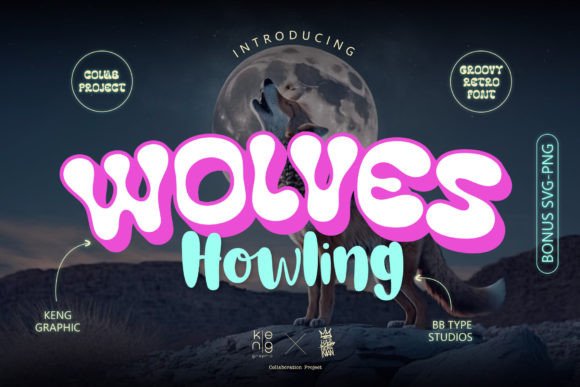 Wolves Howling: A Retro Font for Bold Branding